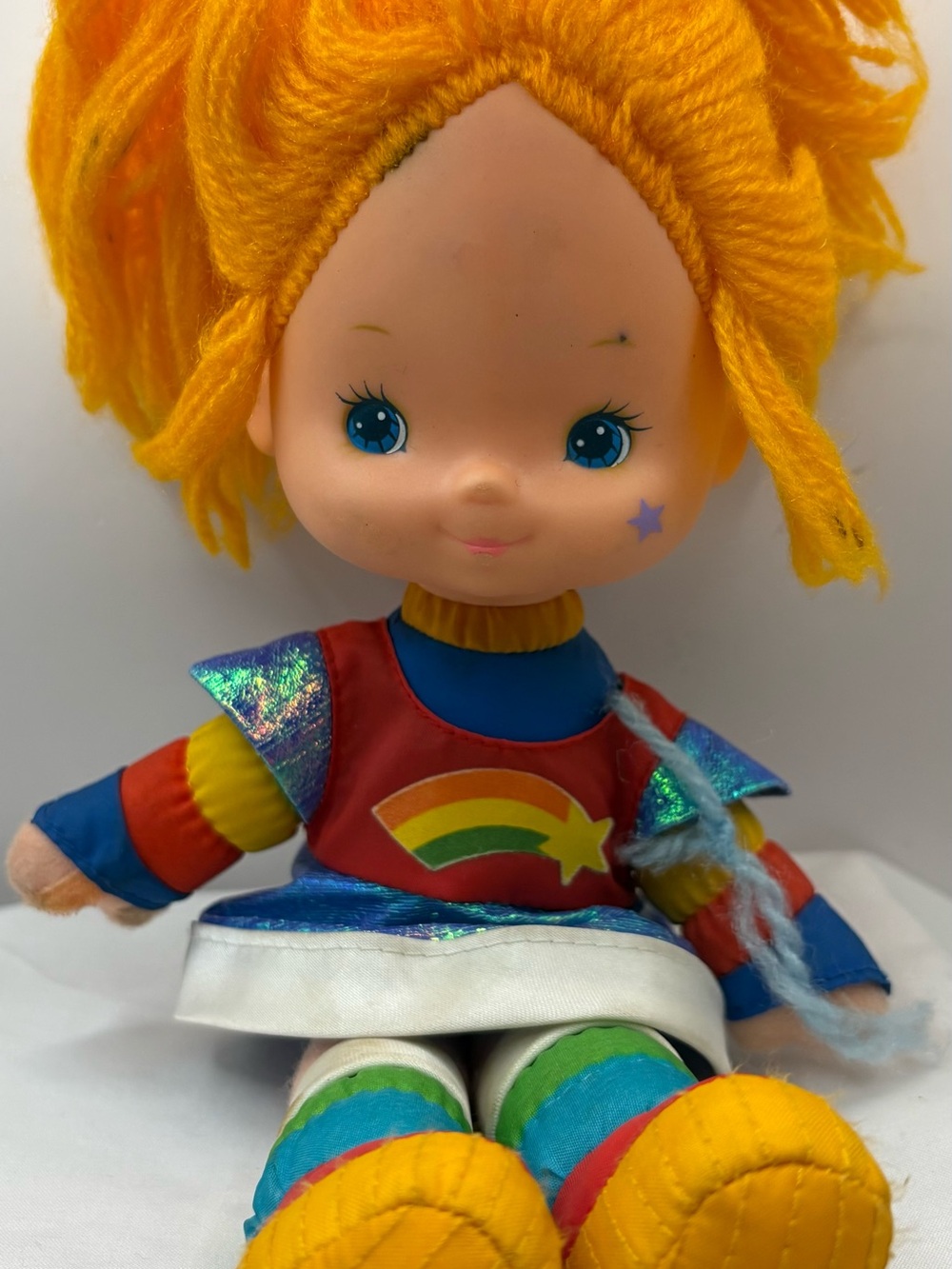 Vintage 1983 Hallmark Rainbow Brite 10" Doll & Dress Original Plush